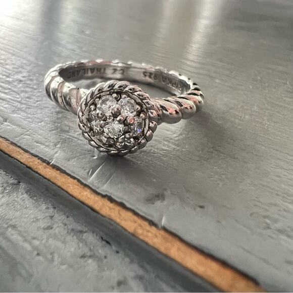 Judith Ripka Jewelry - Judith Ripka 925 Sterling Silver CZ Ring Size 7